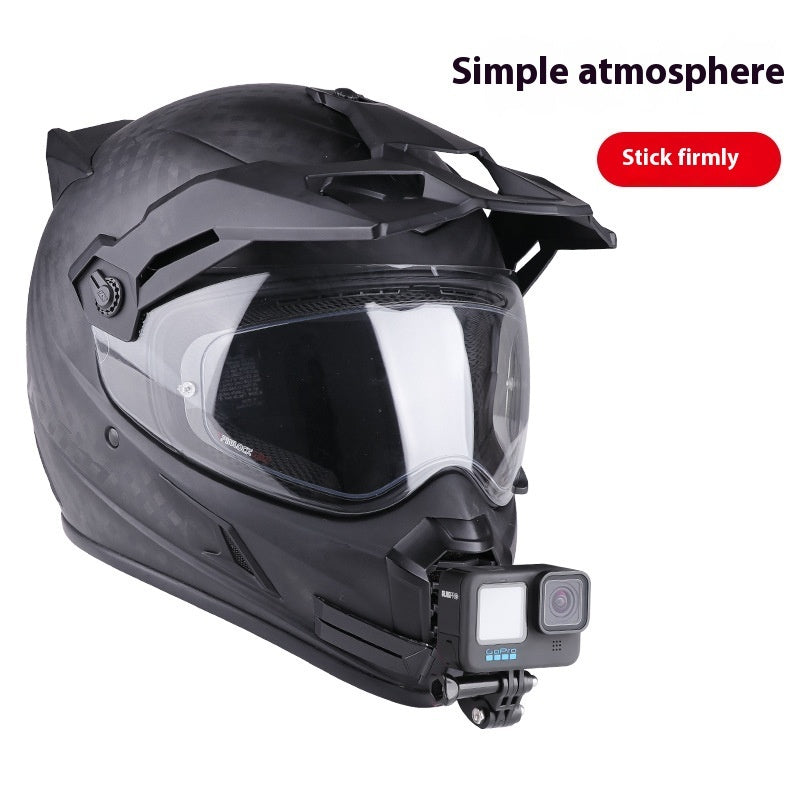 The Last Aztec, New Motorcycle Helmet Chin Camera Integrated Helmet Bracket