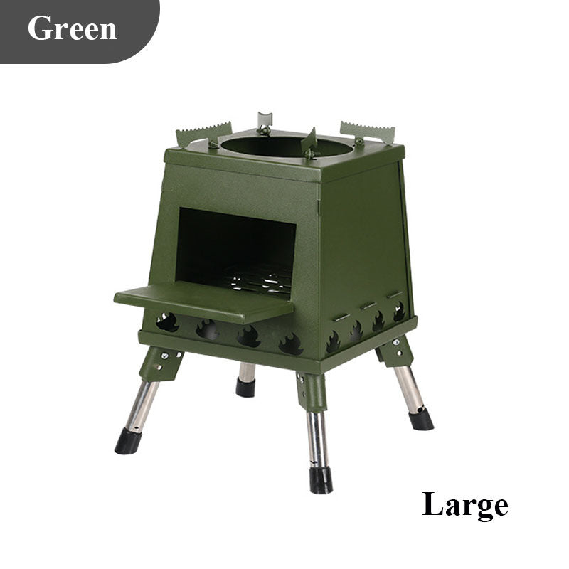 The Last Aztec, Outdoor Camping Wood Stove Folding Portable Wood Stove