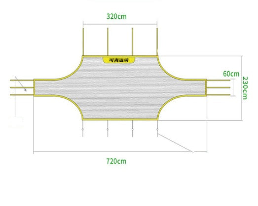 The last Aztec, Training Net Passing Football Rebound Training Practice Shooting