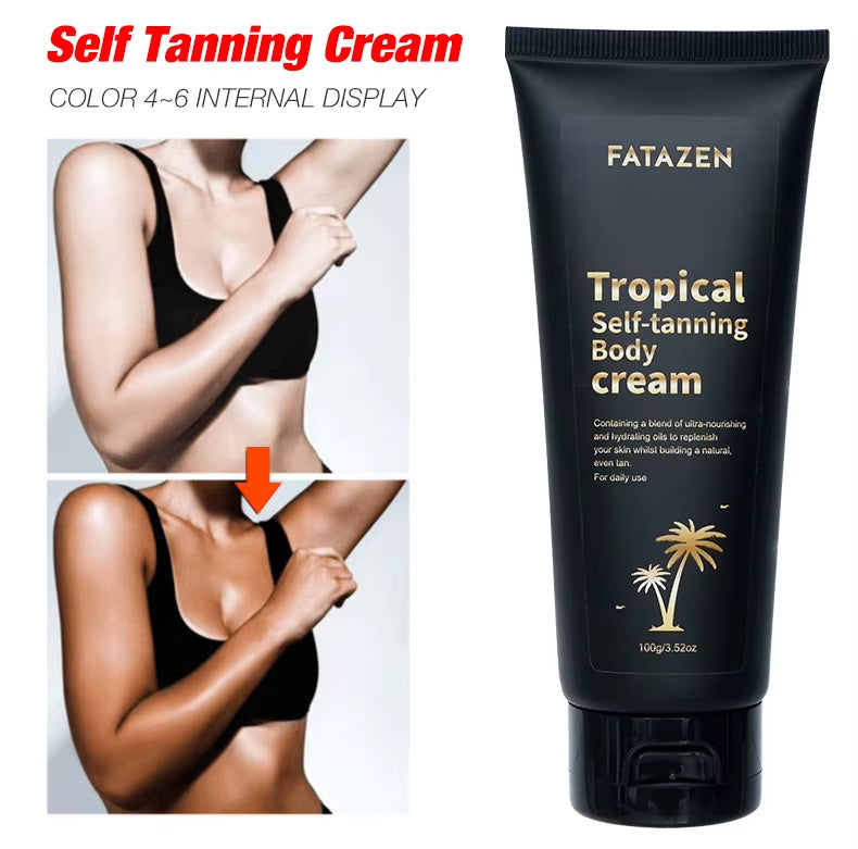 The Last Aztec, 3Hrs Instant Dark Tanning Lotion Butter Body Care Sunscreen Suntan Oil Skincare OEM Self Tanner Sunless Tanning Cream For Body