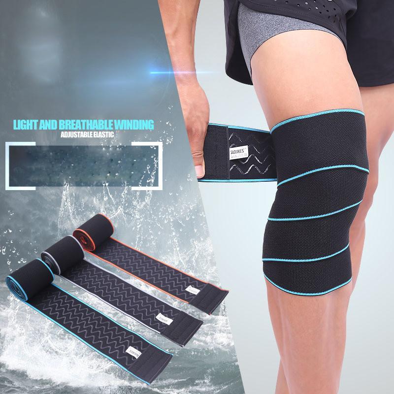 The Last Aztec, Lifting Knee Wraps Sports Running Basketball Football Wrap Bandage Kneepad