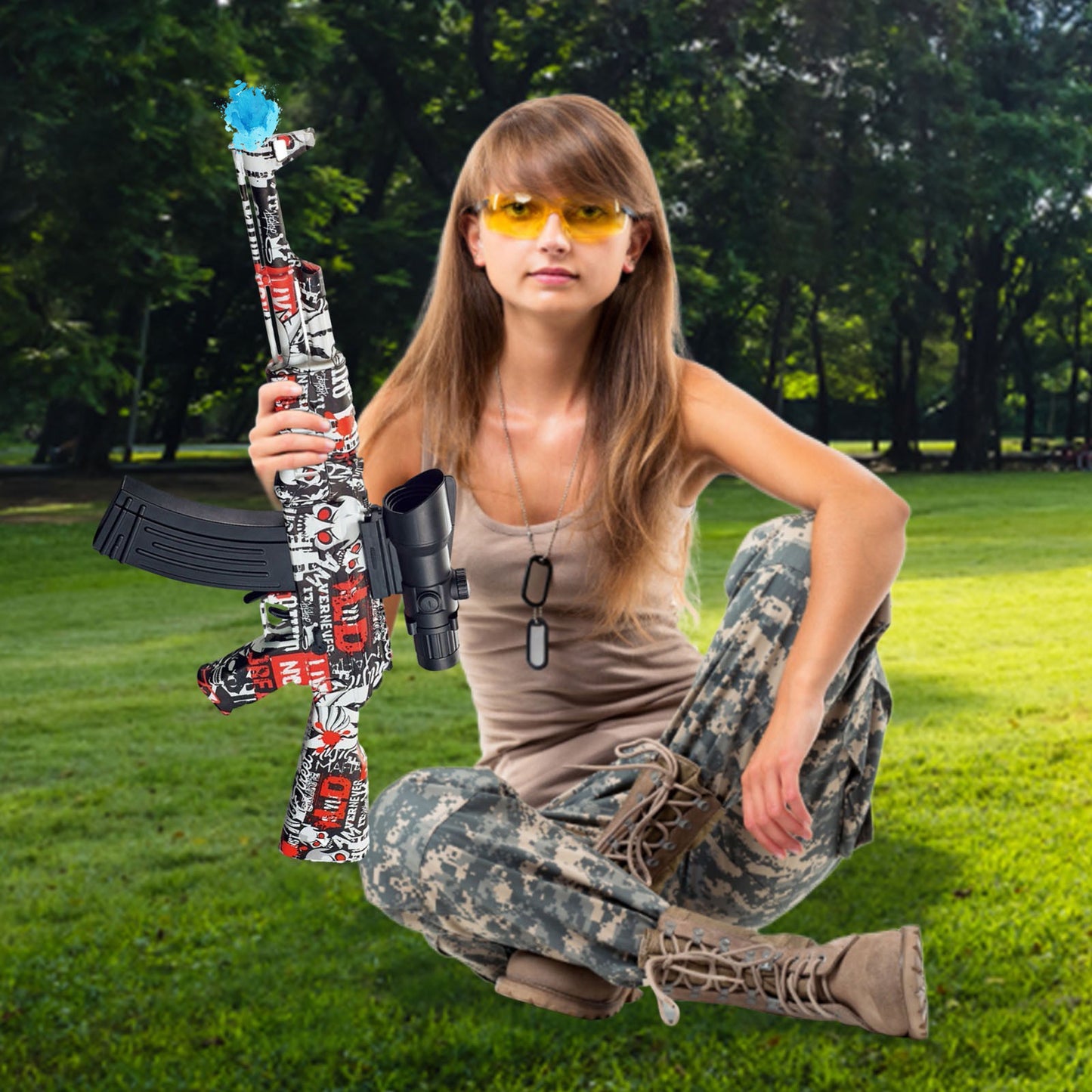 The Last Aztec, Electric Gel Blaster Gun Water Bomb Toy