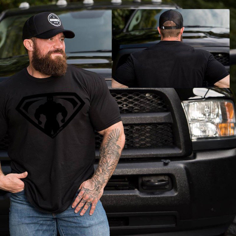 The Last Aztec, Men's Muscle Men's Fitness Bodybuilding Breathable Sweat Absorbing Sports Short-sleeved T-shirt