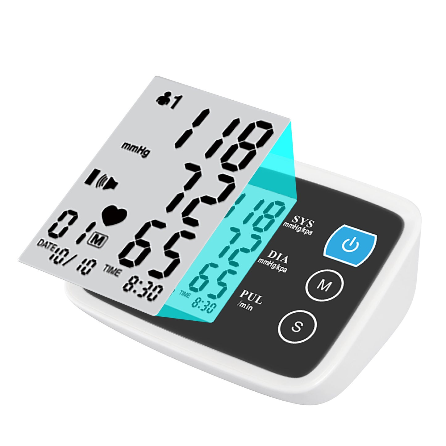 The Last Aztec, Digital Arm Blood Pressure Test Kit Cuff Sensor Monitor BP Automatic Pressure Tonometer Tensiometer Heart Rate Pulse Meter