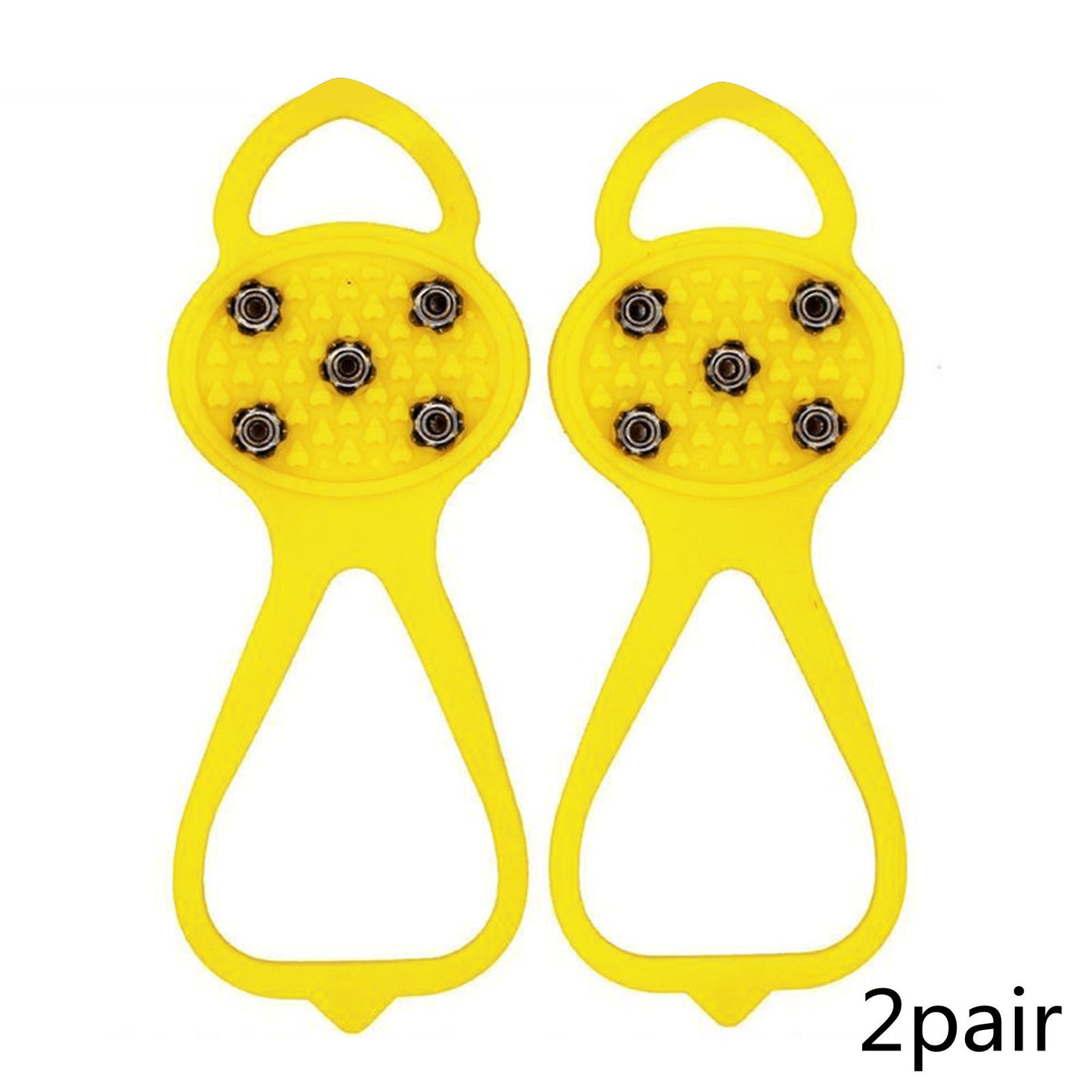 The Last Aztec, Nothing Should Stop You in your Outdoor Activities not even ICE, Unisex Men 5 Teeth Ice Gripper For Shoes Crampons Ice Gripper Spike Grips Cleats For Snow Studs Non-Slip Climbing Hiking Covers