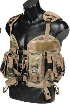 The Last Aztec, Tactical Vest Water Bag Camouflage Combat Vest