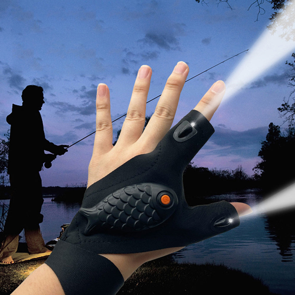 The Last Aztec, New Flashlight Glow Fishing Gloves