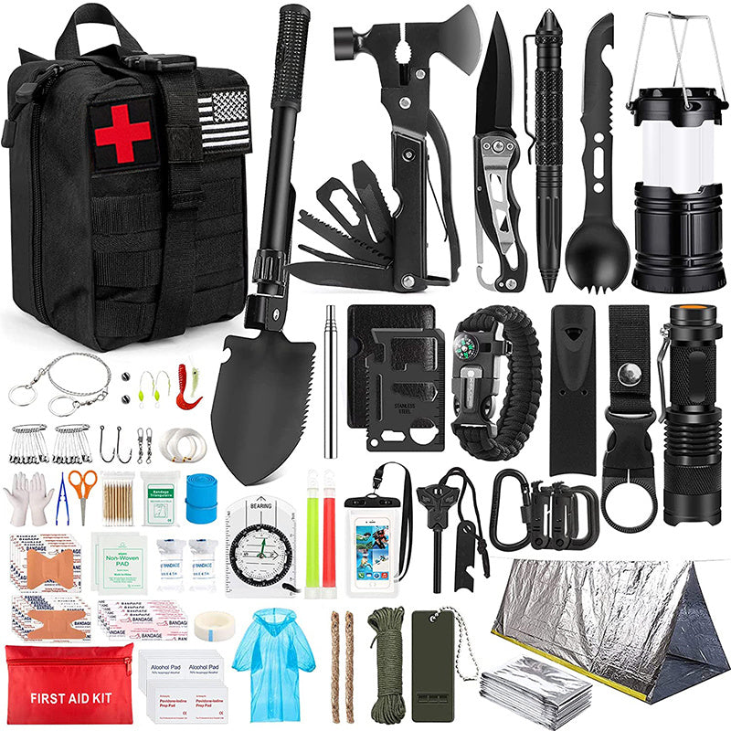 The Last Aztec, Outdoor Camping Supplies Equipment Multifunctional Outdoor Survival Emergency Kit Tool Suit
