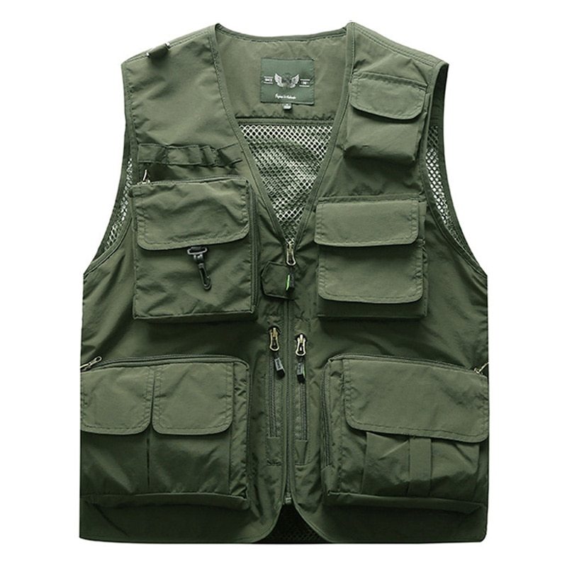 The Last Aztec, Get a Bigger Size Than Your Regular size, Multi-pocket fishing vest