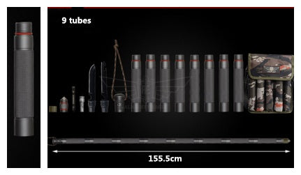 The Last Aztec, Outdoor Defense Tactical Stick Alpenstock Hiking Camping Equipment Multifunctional Walking Stick