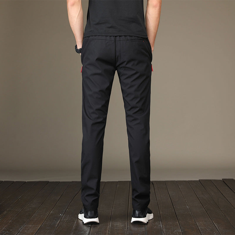 The Last Aztec, Get One Size Bigger Than Your Regular Size, autumn and winter men's casual pants young Korean version of the Korean version of the body and small feet pants student movement pencil pants tide