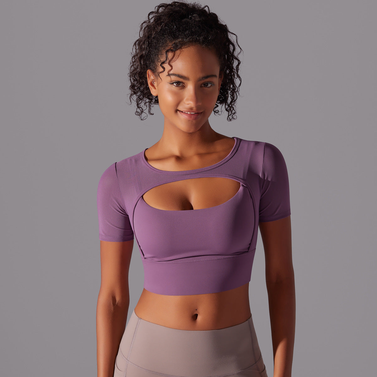 The Last Aztec, (get a Size Bigger Than Your size) Fitness Double Layer Yoga Clothing Top Women
