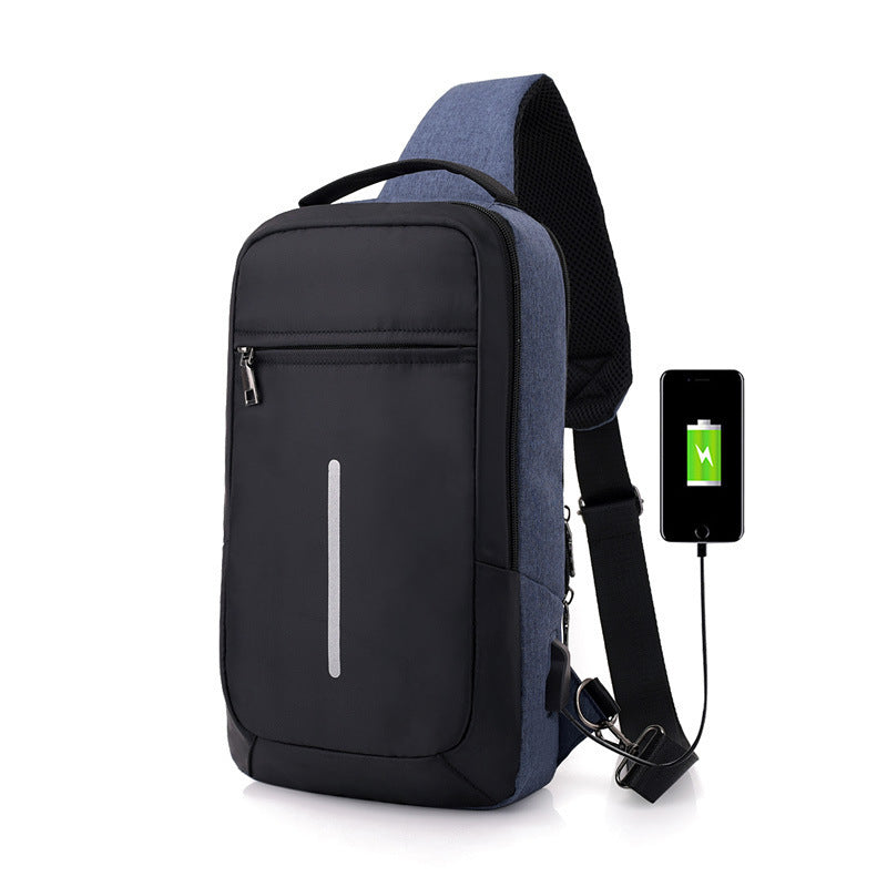 The Last Aztec, Nice for Gym Activities, Anti-theft USB charging chest bag with you