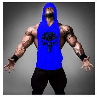 The Last Aztec, HOODED SKULL BODYBUILDING TANK TOP