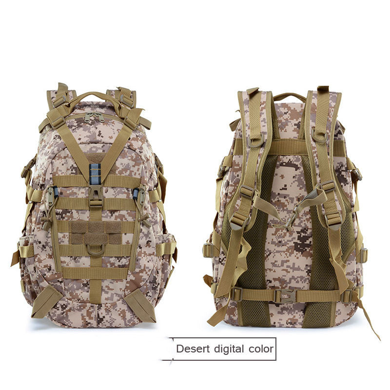 The Last Aztec, Camouflage Tactical Bag Backpack Double Shoulder Sports Backpack Can Hang Waist Bag