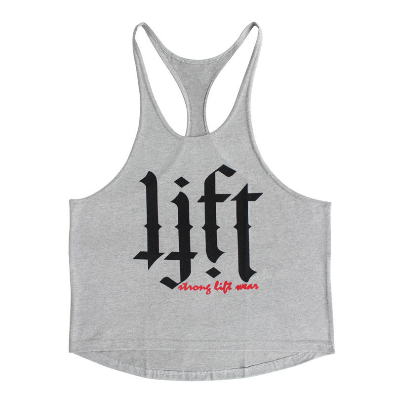 The Last Aztec, LIFT Men's Fitness Bodybuilding Cotton Camisole Sports Vest