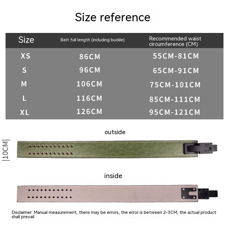 The Last Aztec, Power Lift Fitness Belt Quick Buckle