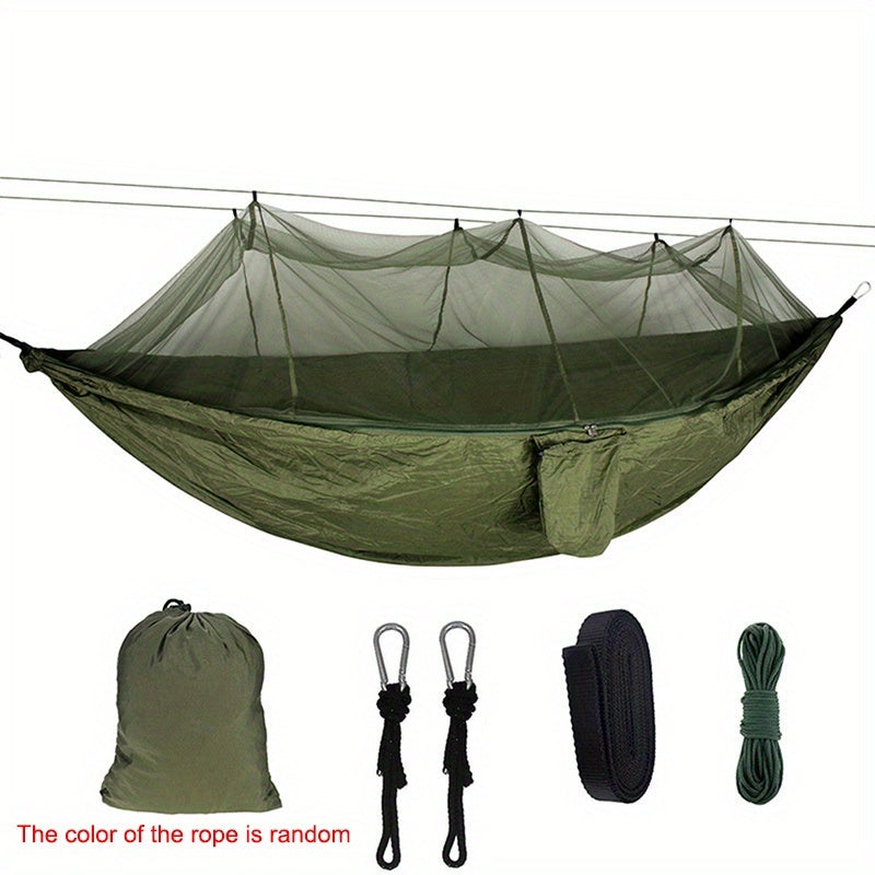 The Last Aztec, 2025 Upgraded Version Ultra-light Camping Hammock With Mosquito Net, Double-layer Anti-mosquito Net, 0.8kg Portable Hammock, Load-bearing Capacity Of 400 Pounds, Can Accommodate 1-2 People