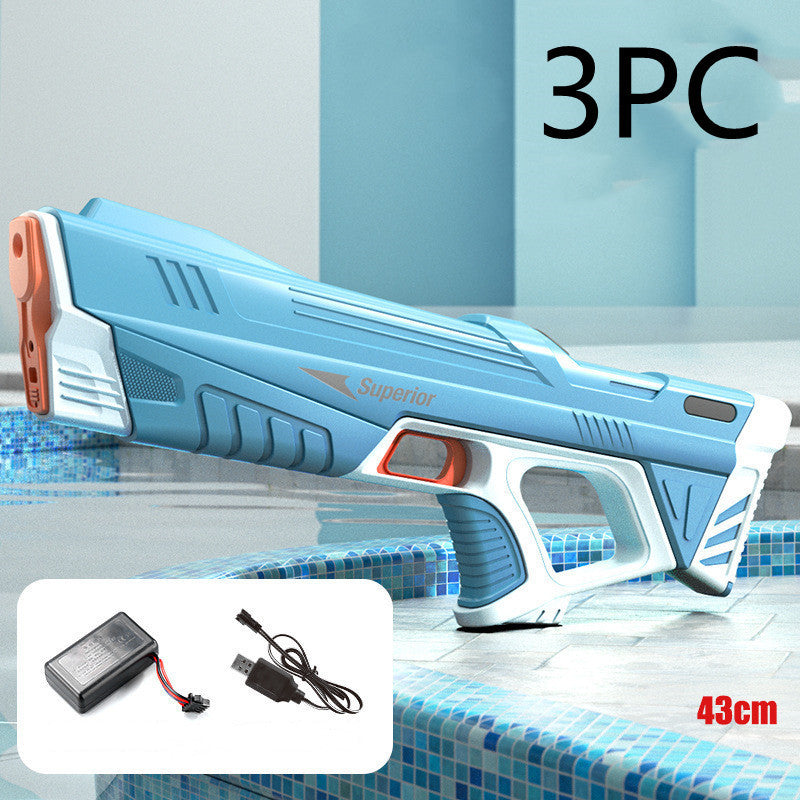The Last Aztec, Summer Full Automatic Electric Water Gun Toy Induction Water Absorbing High-Tech Burst Water Gun Beach Outdoor Water Fight Toys