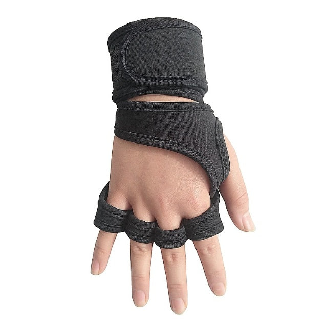 The Last Aztec, Fitness weightlifting anti-skid riding hard pull half finger gloves