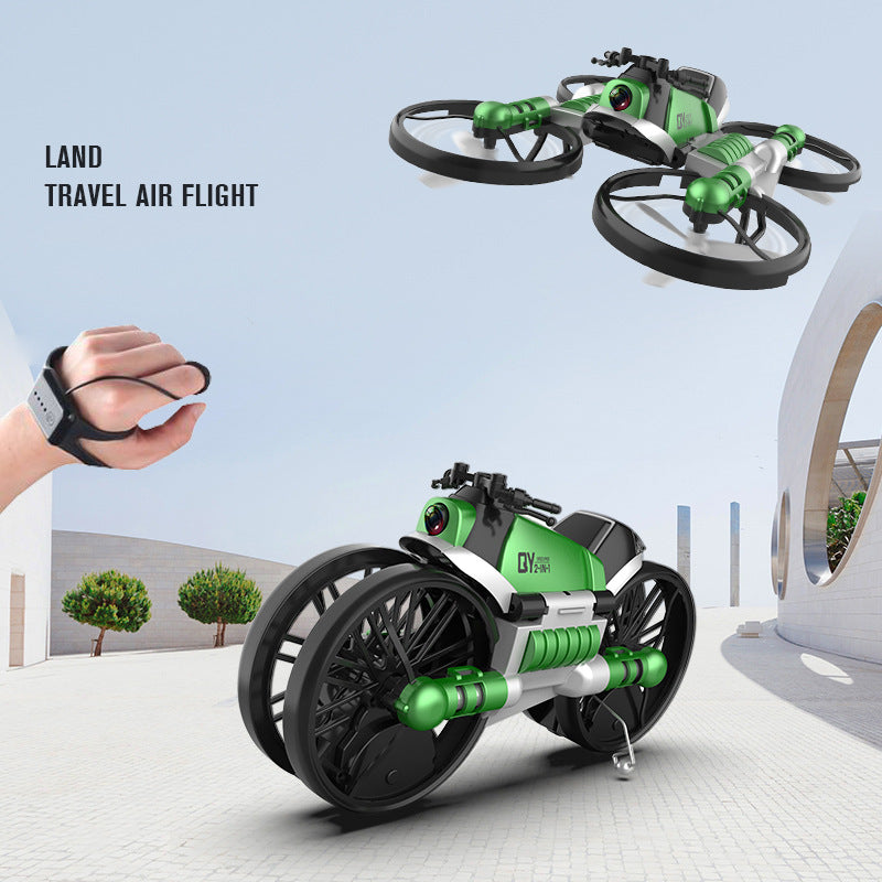 The Last Aztec, WiFi FPV RCWiFi FPV RC Drone Motorcycle 2 in 1  2 in 1 Foldable Helicopter Camera 0.3MP Altitude Hold RC Quadcopter Motorcycle Drone 2 in 1 Dron