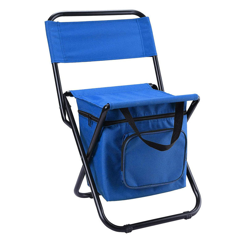The Last Aztec, Folding Fishing Chair Backpack Insulation with Cooler Bag Portable Folding Beach Chair Seat Camping Chairs Folding Stool Chair
