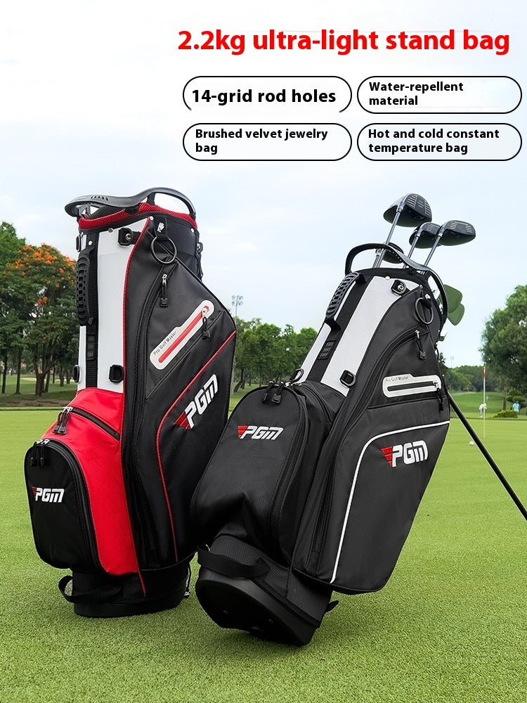 The Last Aztec, Golf Bag Bracket Insertion Pole Backpack Ball Bag