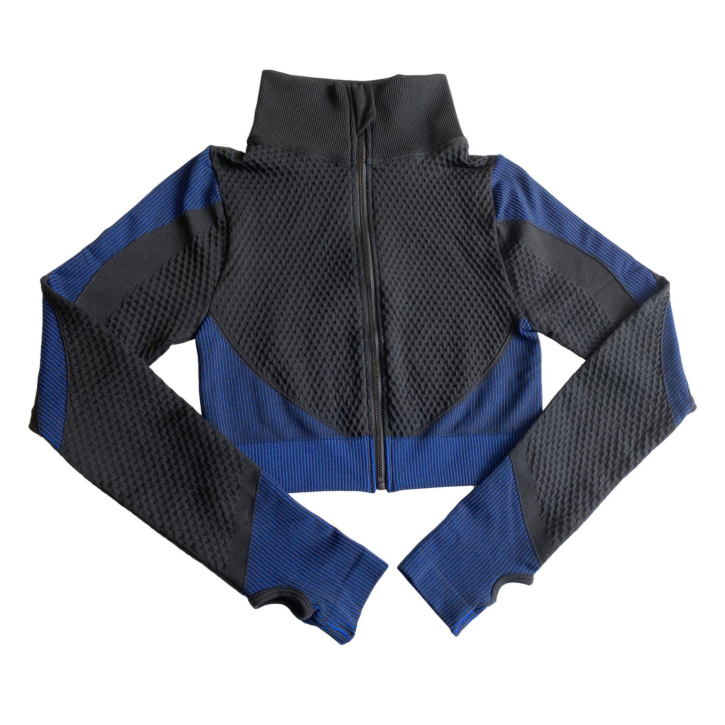 The Last Aztec, Shark Seamless Exercise Gym Wear Women's Long Sleeve Top