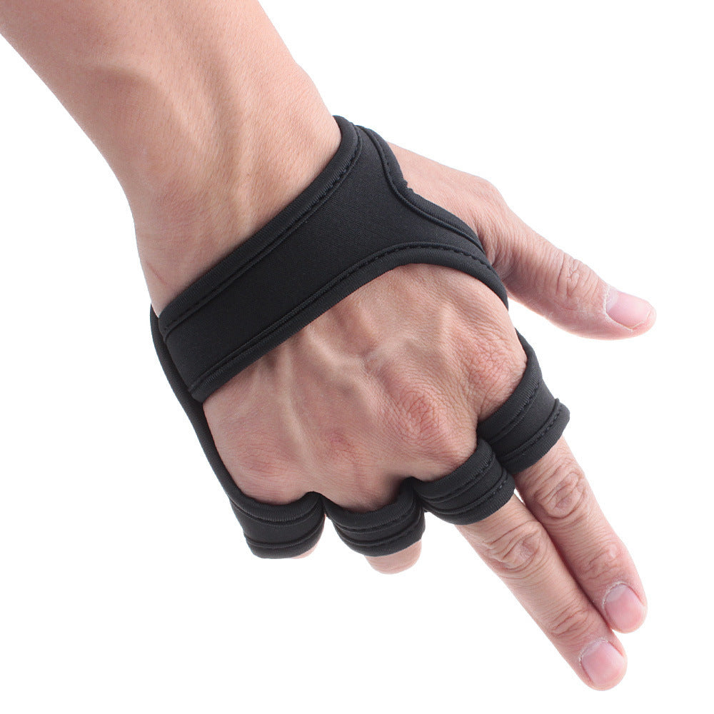 The Last Aztec, Fitness weightlifting anti-skid riding hard pull half finger gloves