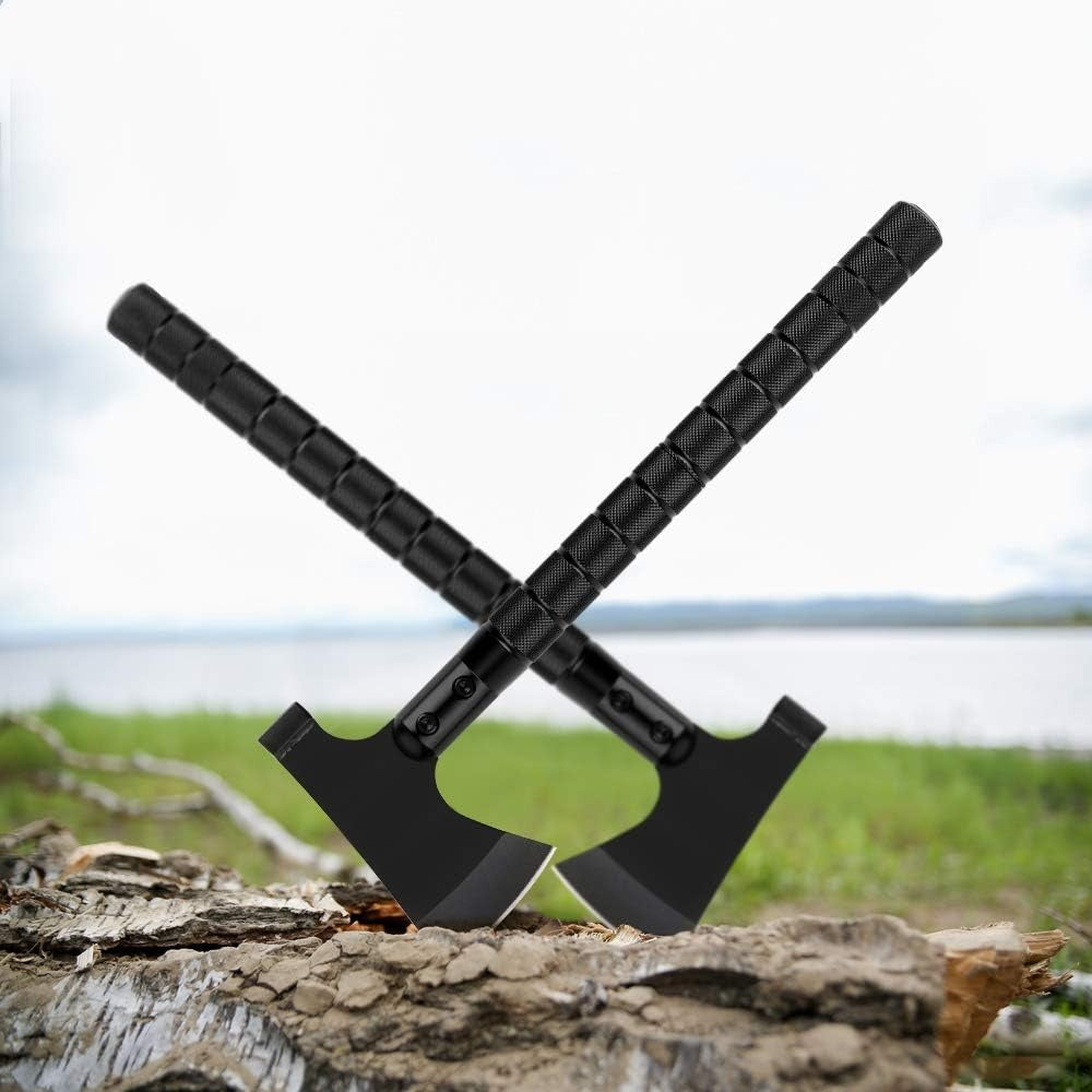 The Last Aztec, 9-in-1 Portable Survival Axe, Multi-functional Tool For Jungle Camping, Tree Cutting, Hiking, Emergency, Outdoor Adventure, Backpacking, Bushcraft, And Wilderness Survival Gear