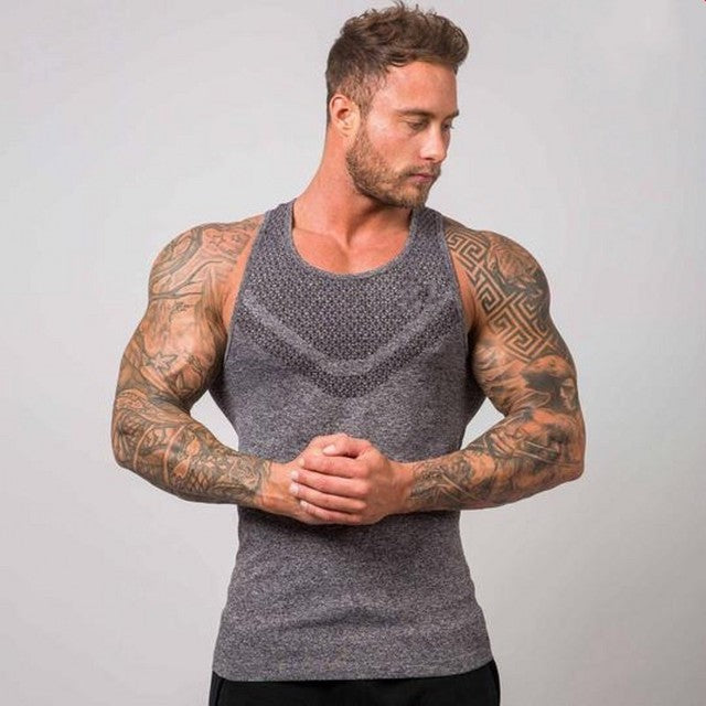 The Last Aztec, Muscle Workout Men's Running Vest Sports Training Bodybuilding Breathable Stretch T-shirt