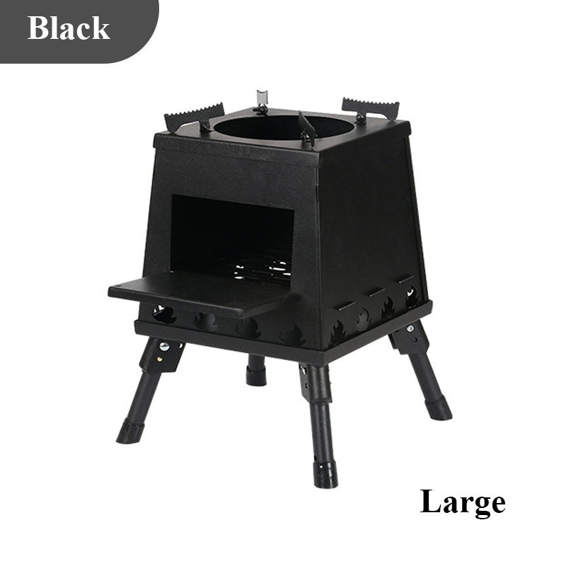 The Last Aztec, Outdoor Camping Wood Stove Folding Portable Wood Stove