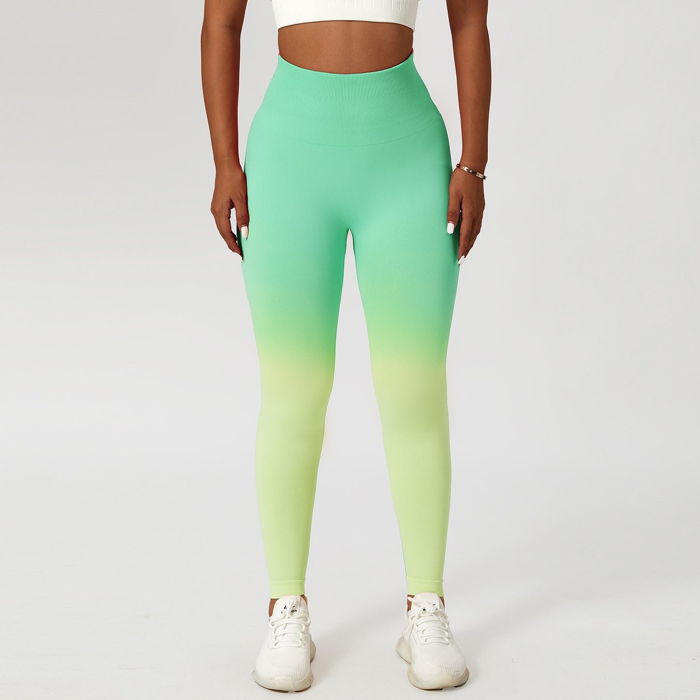 The Last Aztec, Get One Size Bigger Than Your Regular Size, Gradient Fitness High Waist Sportswear Tight Outdoor Pants