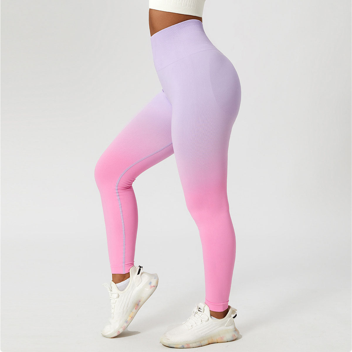 The Last Aztec, Get One Size Bigger Than Your Regular Size, Gradient Fitness High Waist Sportswear Tight Outdoor Pants