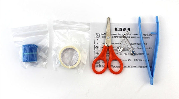 The Last Aztec, Outdoor first aid kit