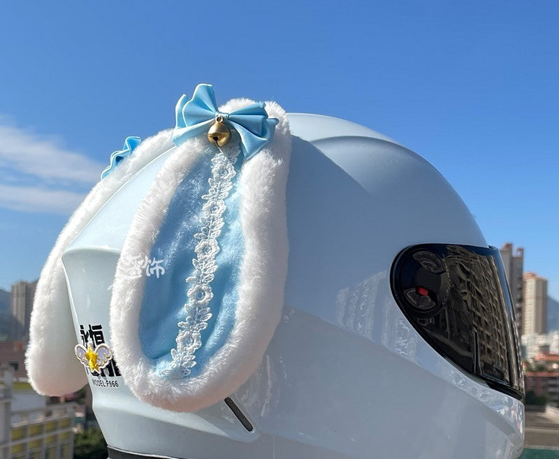 The Last Aztec, Cute Upgrade Rabbit Ears Motorcycle Helmet Decoration