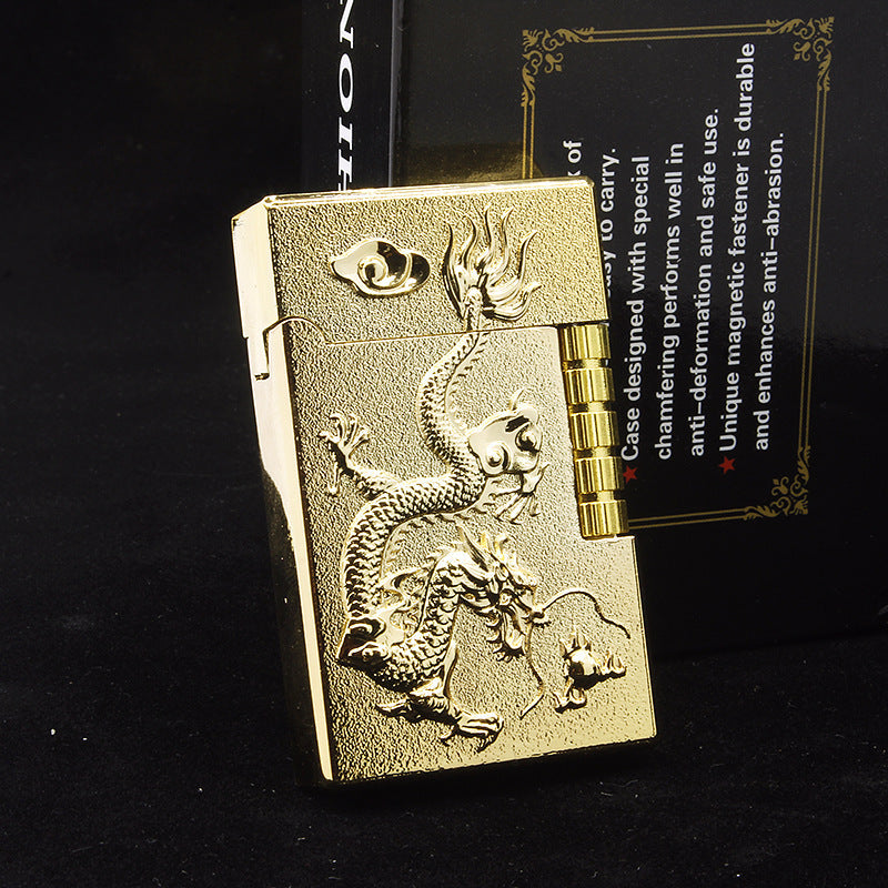The Last Aztec, Embossed Chinese Dragon Gas Lighters