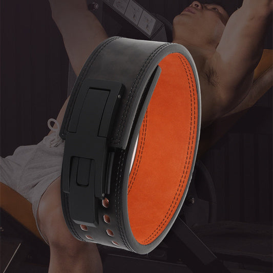The Last Aztec, Fitness Bench Press Competition Training Squat Cowhide Belt Protective Gear