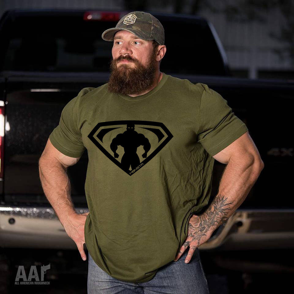 The Last Aztec, Men's Muscle Men's Fitness Bodybuilding Breathable Sweat Absorbing Sports Short-sleeved T-shirt