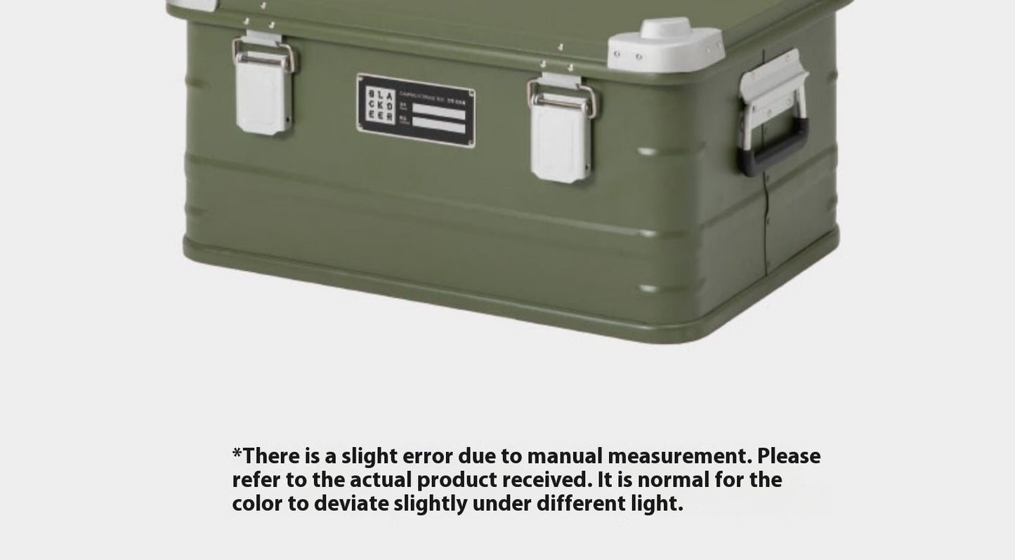 The Last Aztec, Outdoor Aluminum Alloy Storage Box Camping Metal Portable Vehicle-mounted Wild Camping Equipment