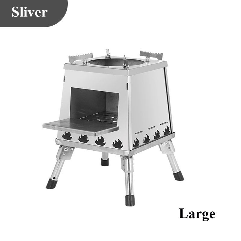 The Last Aztec, Outdoor Camping Wood Stove Folding Portable Wood Stove