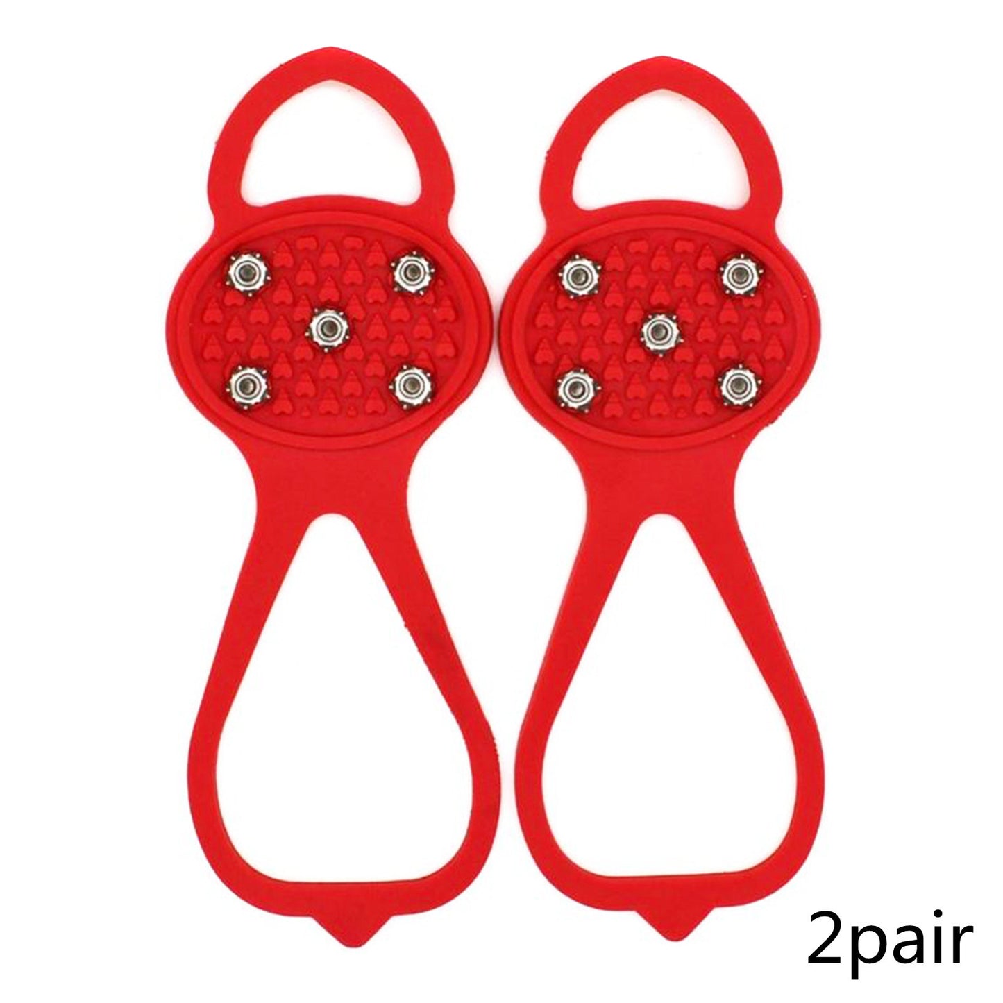 The Last Aztec, Nothing Should Stop You in your Outdoor Activities not even ICE, Unisex Men 5 Teeth Ice Gripper For Shoes Crampons Ice Gripper Spike Grips Cleats For Snow Studs Non-Slip Climbing Hiking Covers