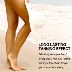 The Last Aztec, OceAura Leg Black Cream, Outdoor Tanning Even Tan Natural Tan Moisturizing Cream