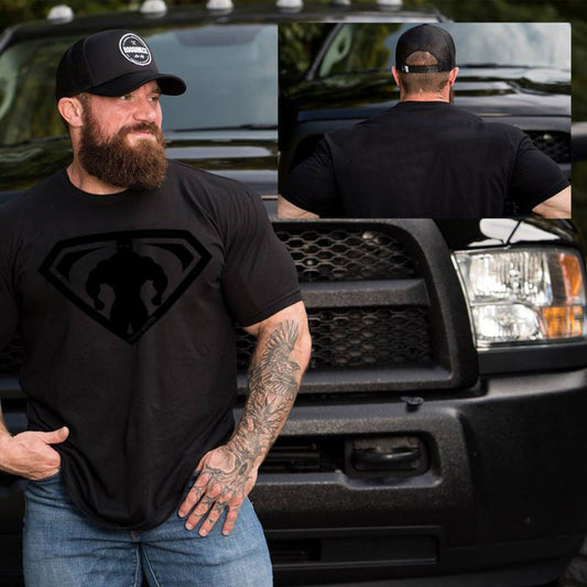 The Last Aztec, Men's Muscle Men's Fitness Bodybuilding Breathable Sweat Absorbing Sports Short-sleeved T-shirt