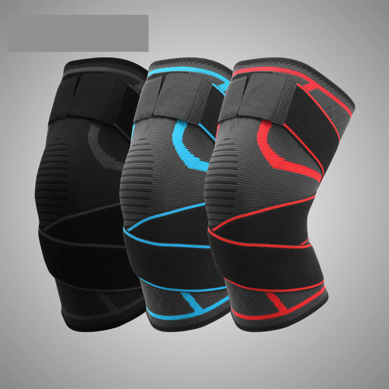 The Last Aztec, Sports Compression Horoscope Cross Strap Knee Pads