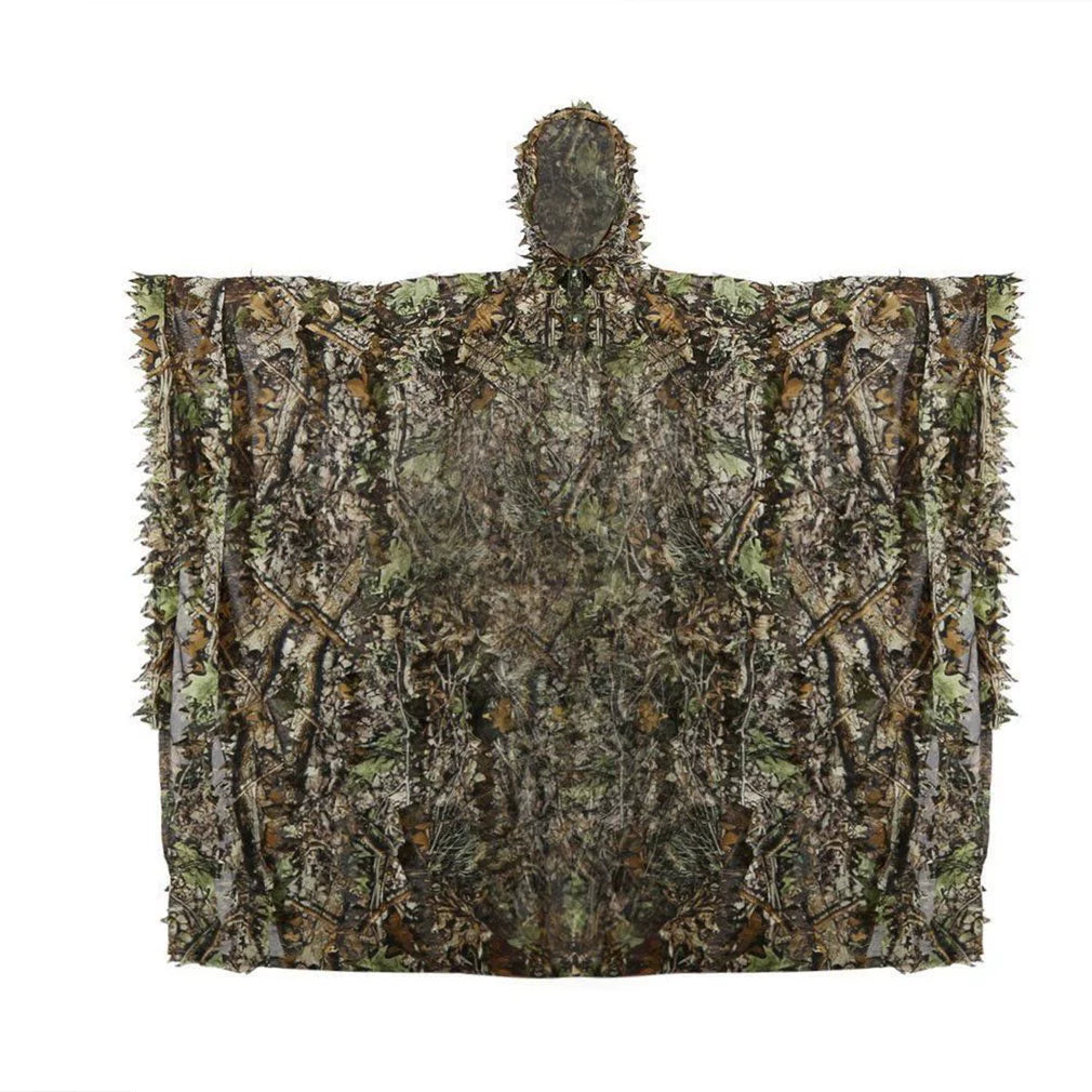 The Last Aztec, Maple leaf leaf three-dimensional suit 3D breathable cape camouflage suit bionic gilly suit shooting bird hunting camouflage suit cape