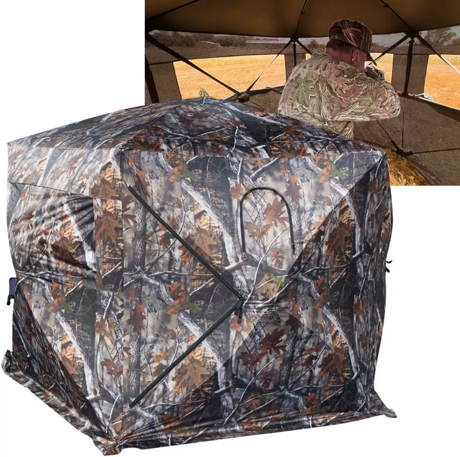 The Last Aztec, 185 super large one-way visual perspective tent hunting bird watching tent bionic camouflage tent professional bird shooting artifact