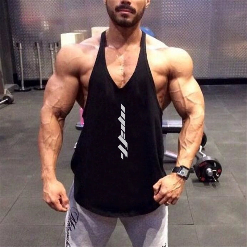 The Last Aztec, Summer Olympia muscle training bodybuilding gym clothes stiletto straps sexy sweat wicking racer sports vest men