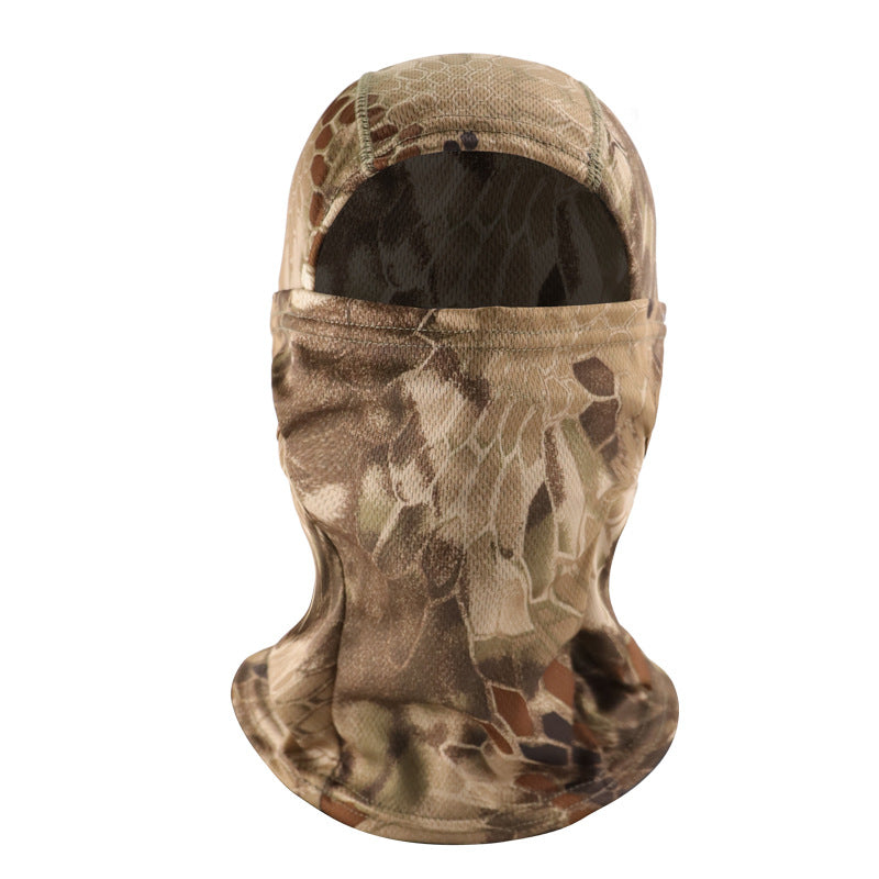The Last Aztec, (Has to order  Minimum 2 to proceed with the order) Cross-border supply camouflage scarf hood outdoor riding mask hunting camouflage scarf fishing equipment