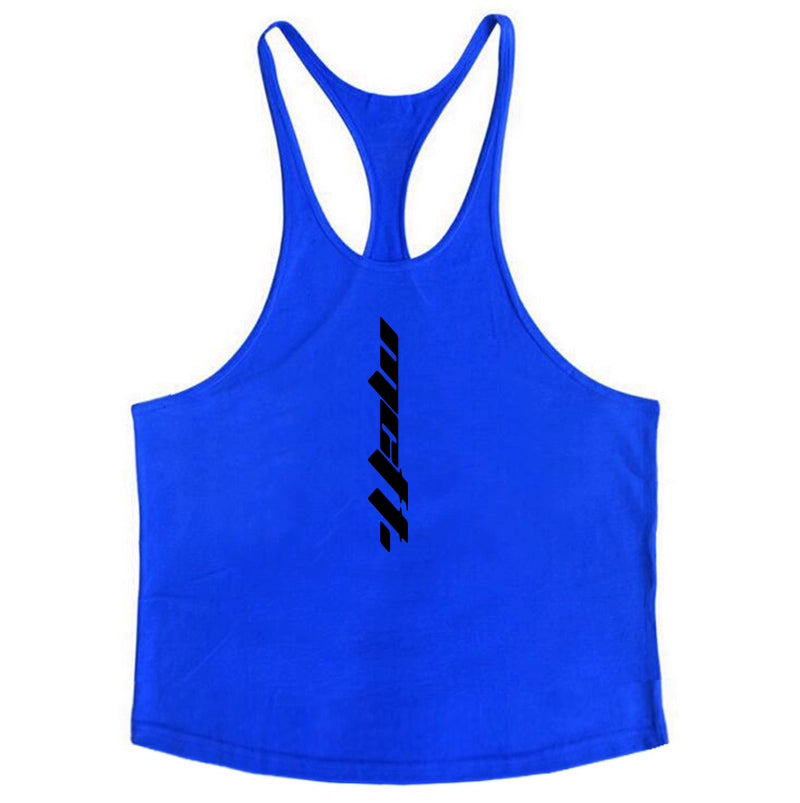 The Last Aztec, Summer Olympia muscle training bodybuilding gym clothes stiletto straps sexy sweat wicking racer sports vest men